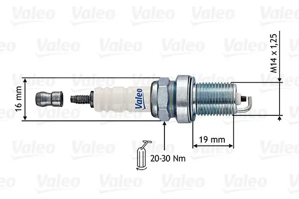 Handler.Part Spark plug Valeo 246870 1