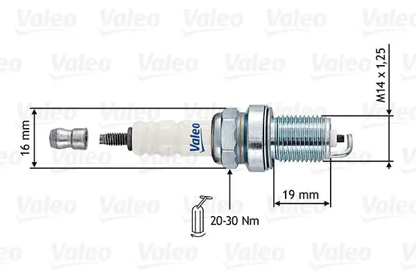 Handler.Part Spark plug Valeo 246881 1