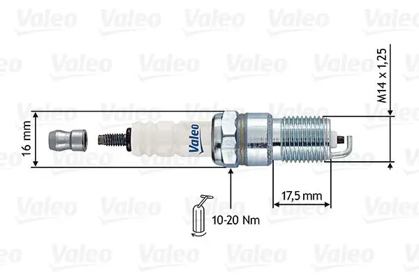 Handler.Part Spark plug Valeo 246883 1