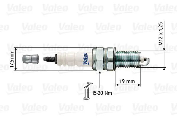 Handler.Part Spark plug Valeo 246888 1