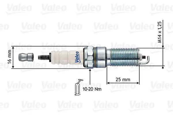 Handler.Part Spark plug Valeo 246890 1