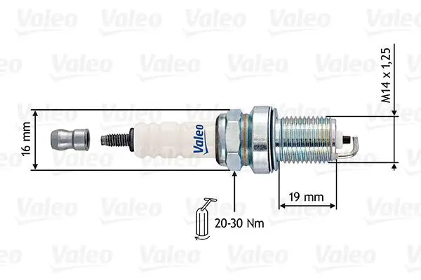 Handler.Part Spark plug Valeo 246895 1