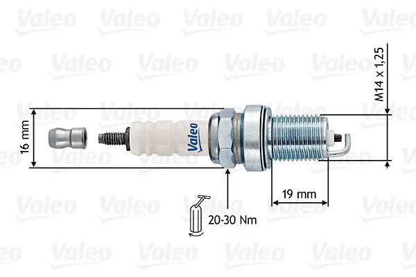 Handler.Part Spark plug Valeo 246903 1