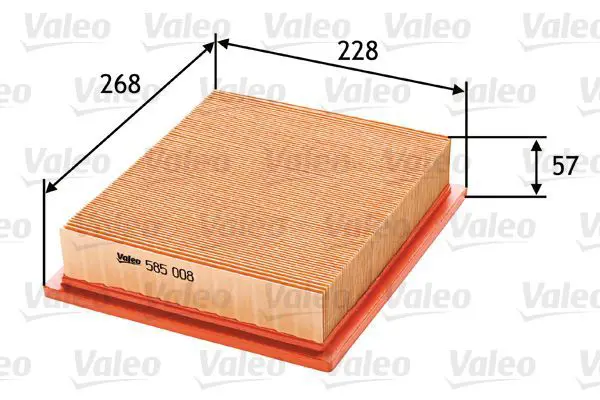 Handler.Part Air filter Valeo 585008 1