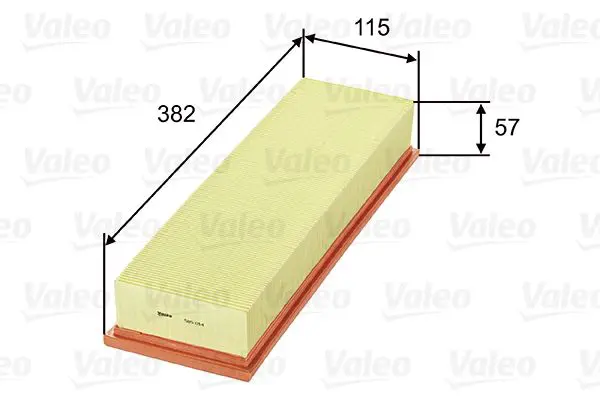 Handler.Part Air filter Valeo 585014 1