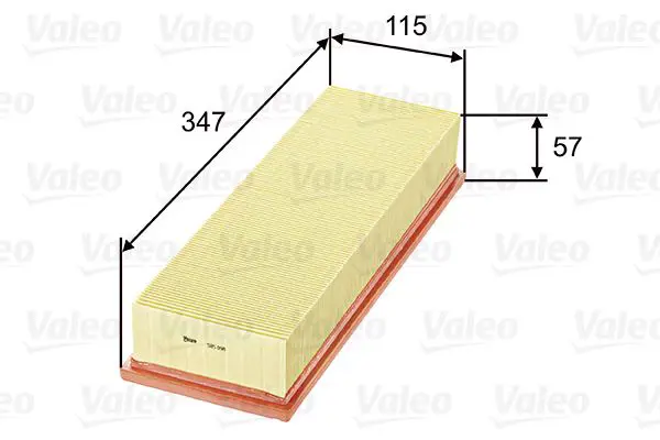 Handler.Part Air filter Valeo 585098 1