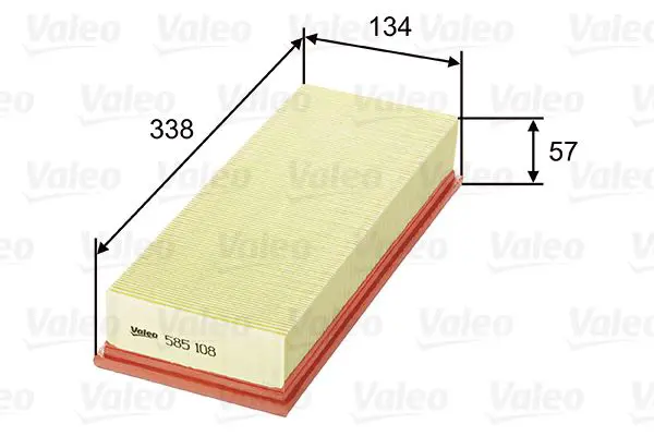 Handler.Part Air filter Valeo 585108 1