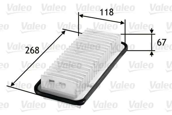 Handler.Part Air filter Valeo 585125 1