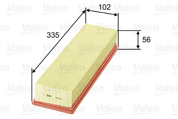 Handler.Part Air filter Valeo 585130 1