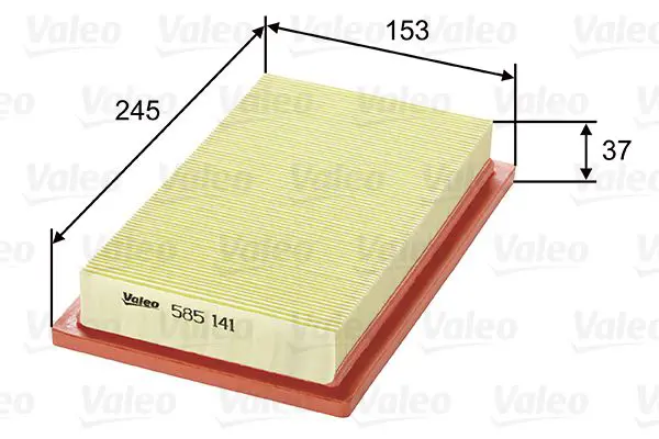 Handler.Part Air filter Valeo 585141 1