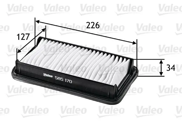 Handler.Part Air filter Valeo 585170 1