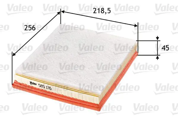 Handler.Part Air filter Valeo 585176 1