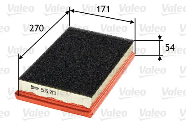 Handler.Part Air filter Valeo 585213 1