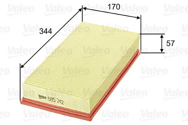 Handler.Part Air filter Valeo 585242 1