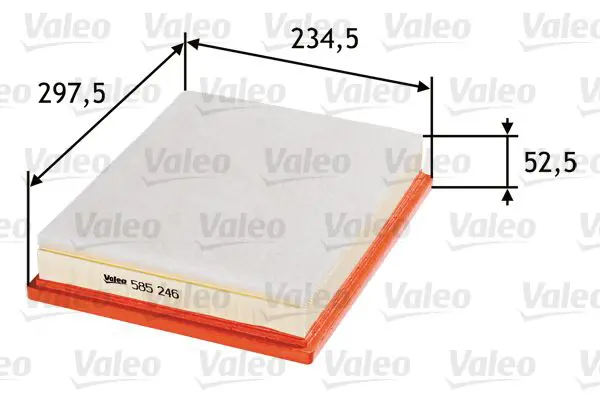 Handler.Part Air filter Valeo 585246 1