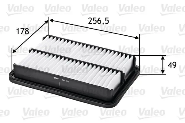 Handler.Part Air filter Valeo 585256 1