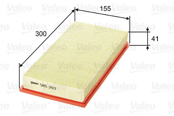 Handler.Part Air filter Valeo 585293 1