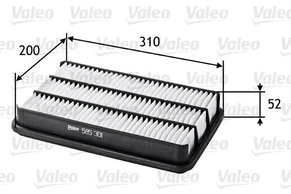 Handler.Part Air filter Valeo 585301 1