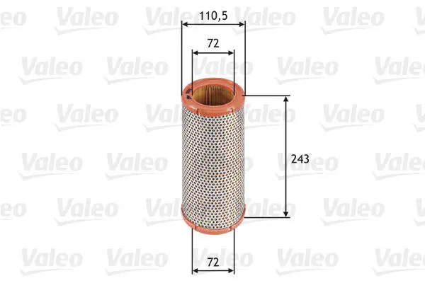 Handler.Part Air filter Valeo 585612 1