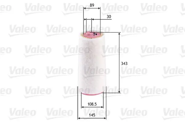 Handler.Part Air filter Valeo 585617 1