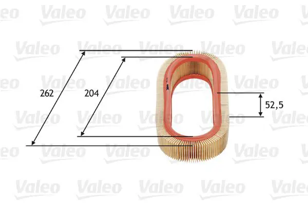 Handler.Part Air filter Valeo 585641 1