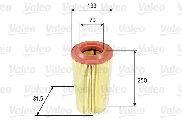 Handler.Part Air filter Valeo 585649 1