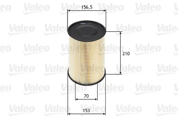 Handler.Part Air filter Valeo 585653 1