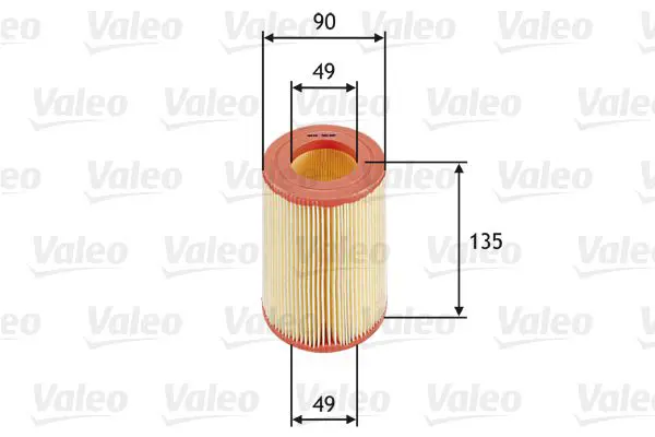 Handler.Part Air filter Valeo 585660 1