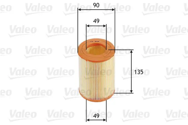 Handler.Part Air filter Valeo 585681 1