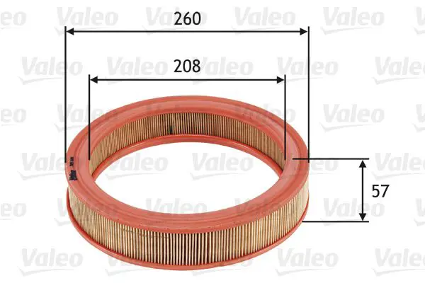 Handler.Part Air filter Valeo 585686 1