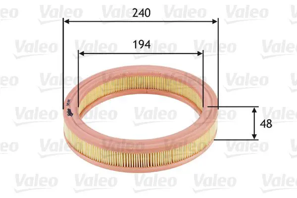 Handler.Part Air filter Valeo 585691 1