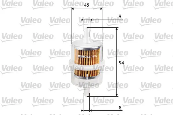 Handler.Part Fuel filter Valeo 587013 1