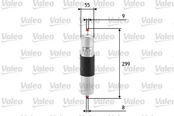 Handler.Part Fuel filter Valeo 587014 1