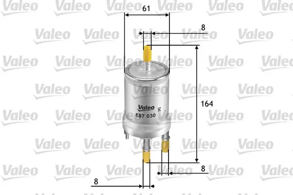 Handler.Part Fuel filter Valeo 587030 1