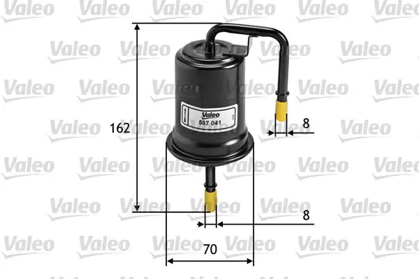 Handler.Part Fuel filter Valeo 587041 1