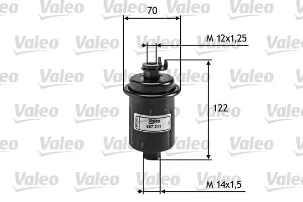 Handler.Part Fuel filter Valeo 587211 1