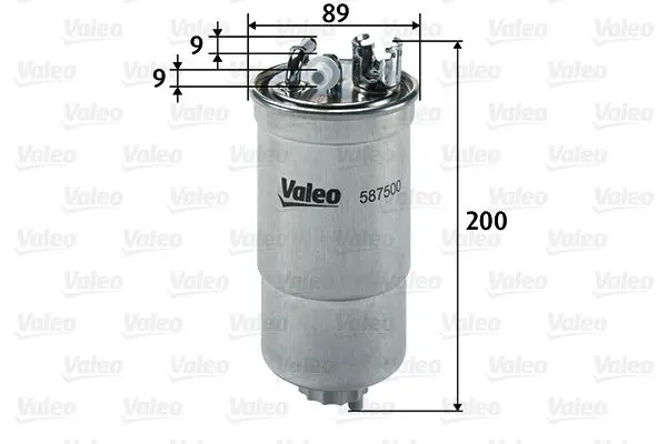 Handler.Part Fuel filter Valeo 587500 1