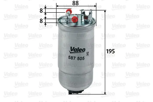 Handler.Part Fuel filter Valeo 587505 1