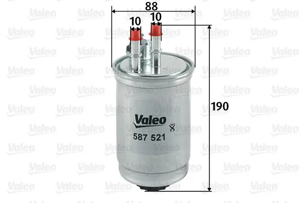 Handler.Part Fuel filter Valeo 587521 1