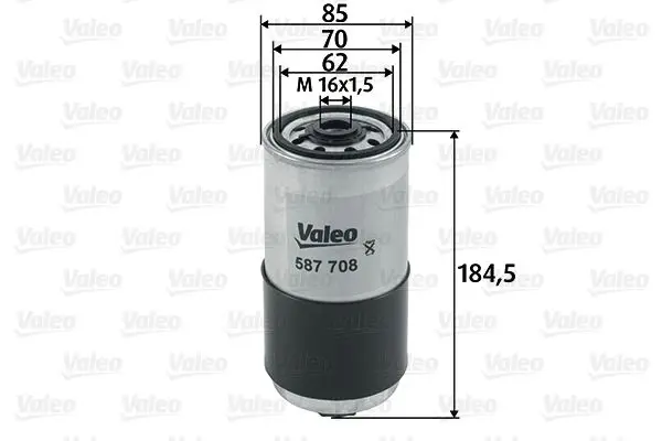 Handler.Part Fuel filter Valeo 587708 1