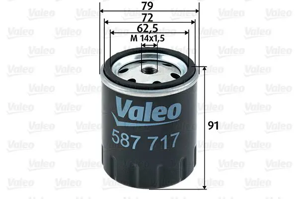 Handler.Part Fuel filter Valeo 587717 1