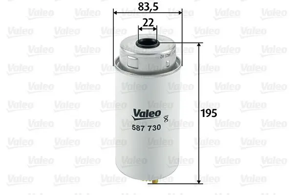 Handler.Part Fuel filter Valeo 587730 1