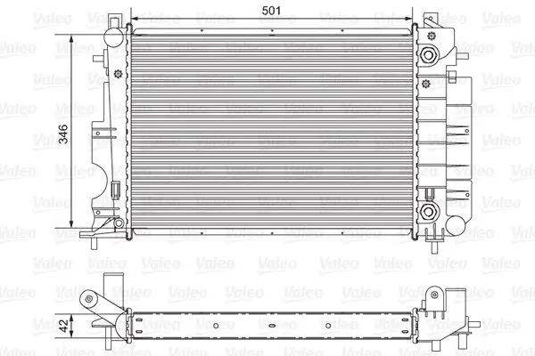 Handler.Part Radiator, engine cooling Valeo 732123 1