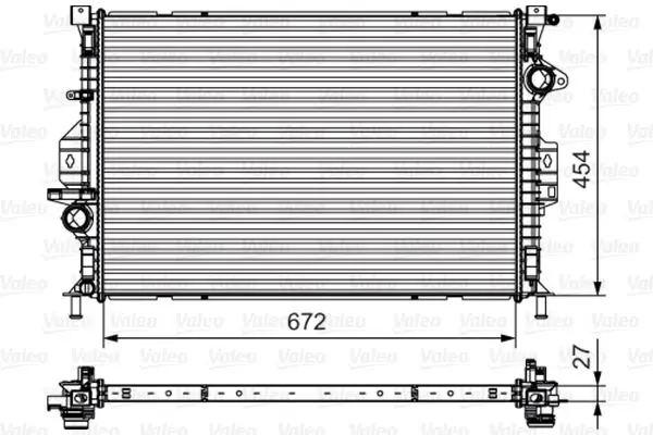 Handler.Part Radiator, engine cooling Valeo 735602 1