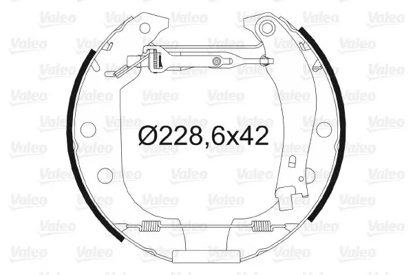 Handler.Part Brake shoe set Valeo 554710 1