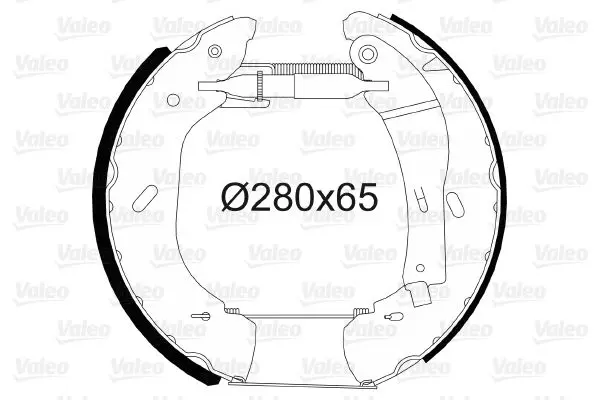 Handler.Part Brake shoe set Valeo 554872 1