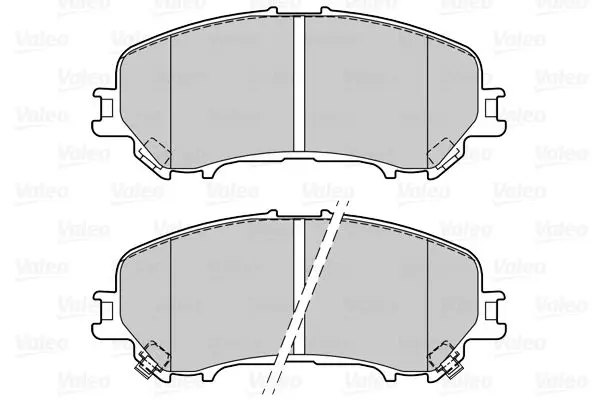 Handler.Part Brake pad set, disc brake Valeo 601415 2