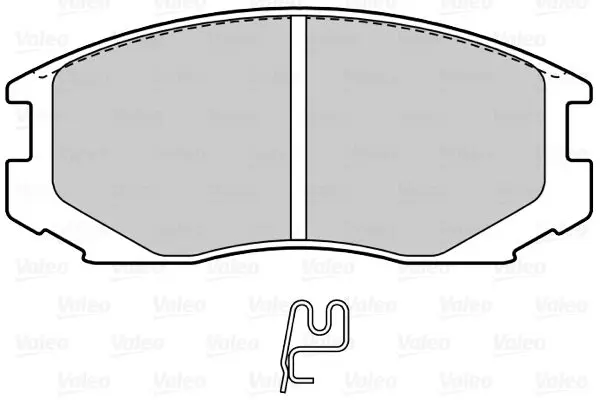 Handler.Part Brake pad set, disc brake Valeo 601517 2