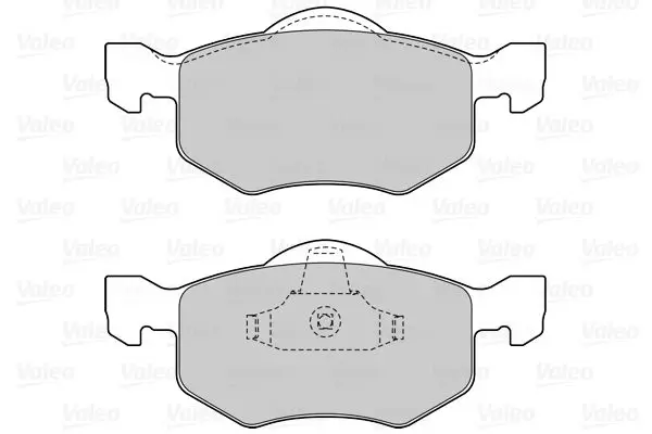 Handler.Part Brake pad set, disc brake Valeo 601518 2