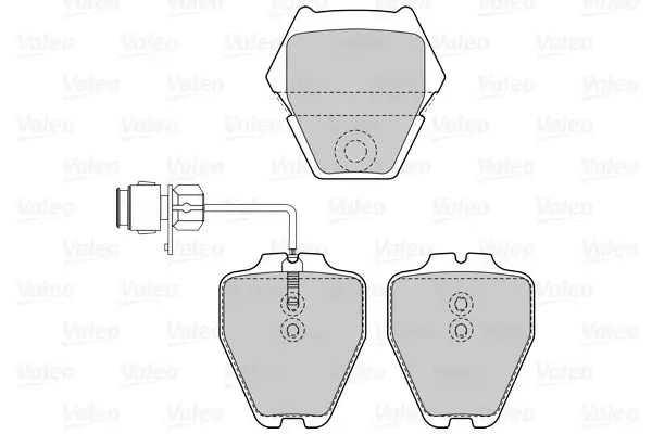 Handler.Part Brake pad set, disc brake Valeo 601527 2